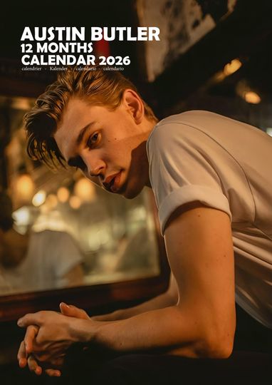 Discover Austin Butler A3 Calendar (M)
