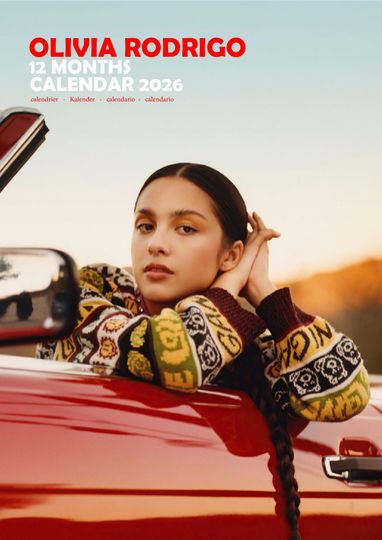 Discover Olivia Rodrigo A3 Calendar (M)