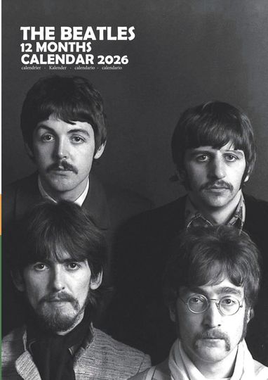The Fab Four (The Beatles) 2026 Calendar, New Year Gift, Home Decor