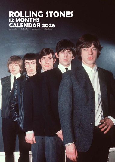 Discover Rolling Stones A3 Calendar (M)