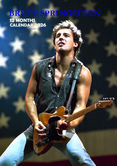 Discover Bruce Springsteen A3 Calendar (M)