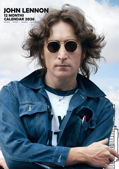 Discover J Lennon A3 Calendar (M)