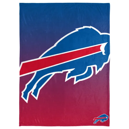 Discover football Buffalo Gradient Micro Raschel Throw Blanket, Christmas Gift