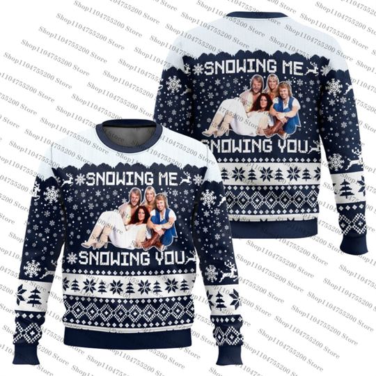 Discover Snowing Me Snowing You Appa Ugly Christmas Sweater Holiday Sweatshirt Men Women Pullover Xmas Santa 2026 New Hot Sale Top