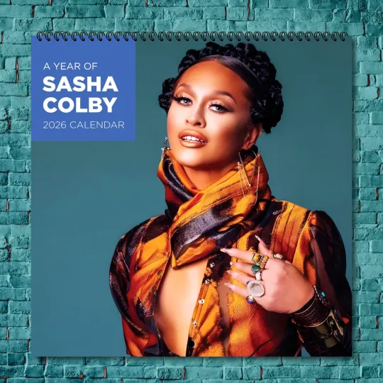Discover Sasha Colby 2026 Wall Calendar, 12-Month Celebrity Photo Calendar