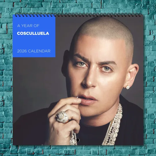 Discover Cosculluela 2026 Wall Calendar, 12-Month Celebrity Photo Calendar