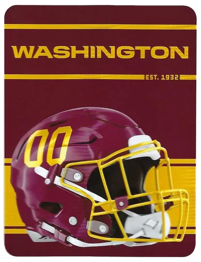 Discover football Washington Football Team Plush Throw Helmet Blanket, Gift For Fan, Christmas Gift