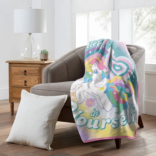 Discover Hasbro My Little Pony Silk Touch Throw Blanket, Gift For Fan, Christmas Gift