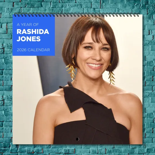 Discover Rashida Jones 2026 Wall Calendar 12-Month Celebrity Photo Calendar