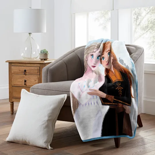 Discover Disney Frozzen 2 Cool Girls Silk Touch Throw Blanket, Gift For Fan, Christmas Gift