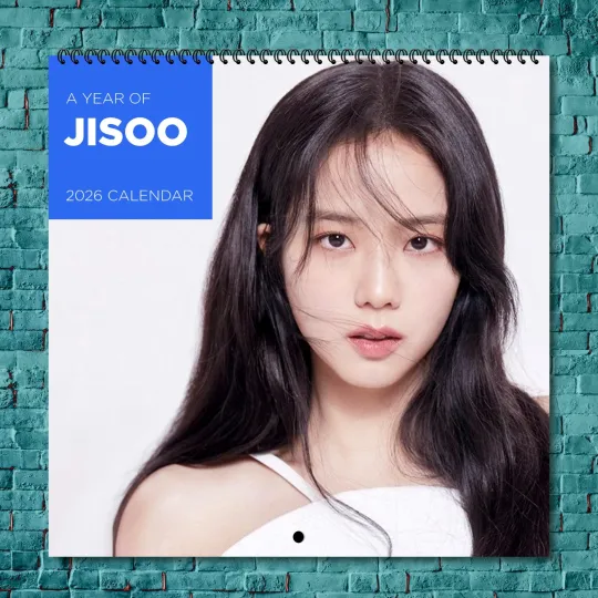 Discover Jisoo 2026 Wall Calendar, 12-Month Celebrity Photo Calendar
