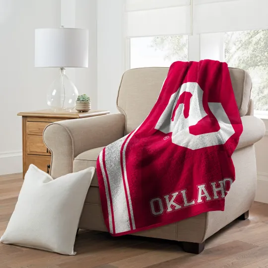 Discover Oklahoma Sooners Throw Blanket, Gift For Fan, Christmas Gift