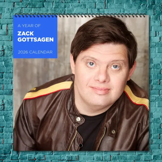 Discover Zack Gottsagen 2026 Wall Calendar 12-Month Celebrity Photo Calendar