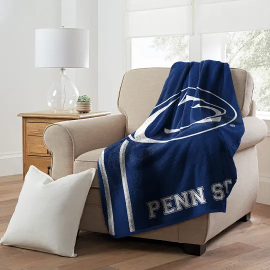 Penn State Nittany Lions Throw Blanket, Gift For Fan, Christmas Gift