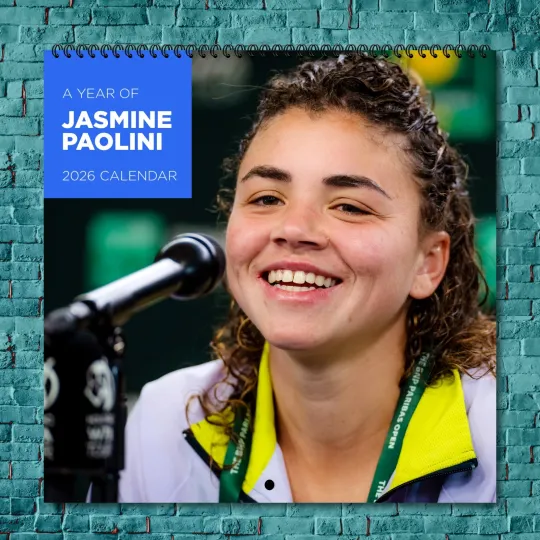 Discover Jasmine Paolini 2026 Wall Calendar, Celebrity 12 Month Wall Calendar for Fans