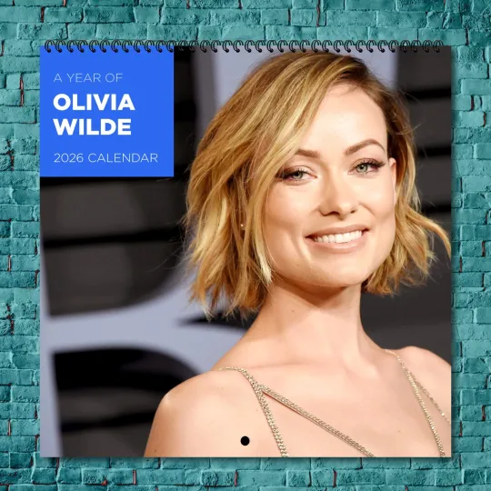 Discover Olivia Wilde 2026 Wall Calendar 12-Month Celebrity Photo Calendar