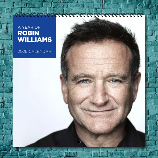 Robin Williams 2026 Wall Calendar, 12-Month Celebrity Photo Calendar