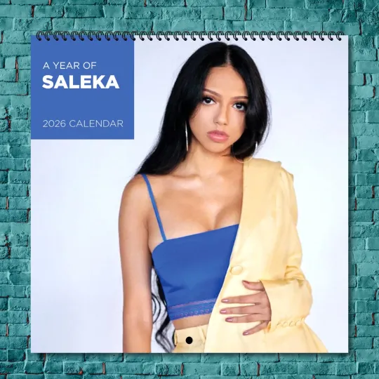 Discover Saleka 2026 Wall Calendar, 12-Month Celebrity Photo Calendar