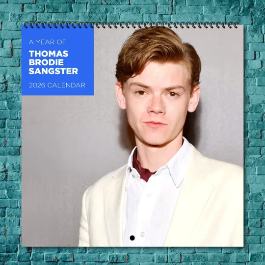 Discover Thomas Brodie-Sangster 2026 Wall Calendar 12-Month Celebrity Photo Calendar