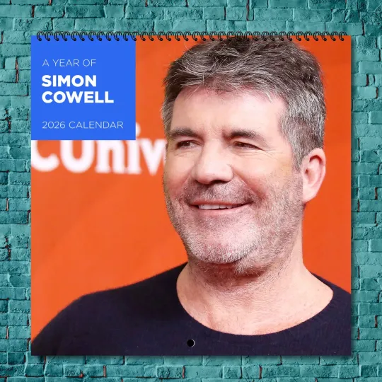 Discover Simon Cowell 2026 Wall Calendar, 12-Month Celebrity Photo Calendar