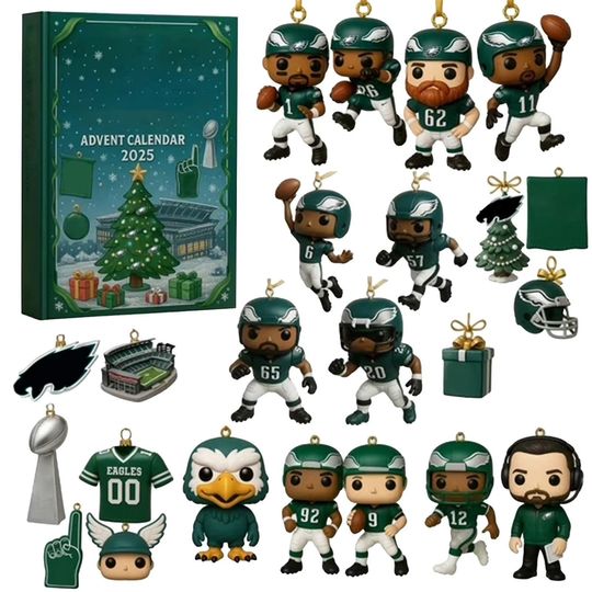 Discover Football Team Advent Calendar 2025, 24 Mini Player Figures, Christmas Countdown Box, Gift for Fans and Collectors