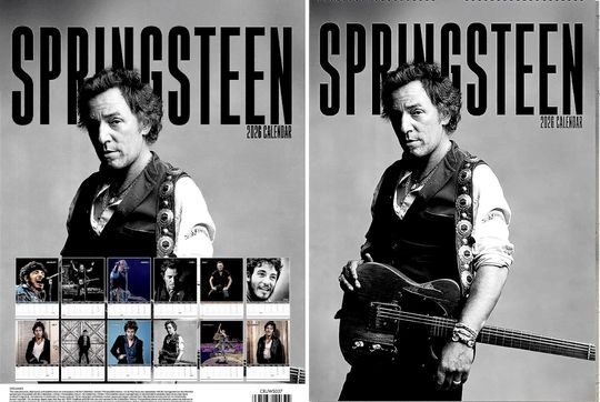 Discover Bruce Springsteen 2026 Wall Calendar: A3 Photography Print