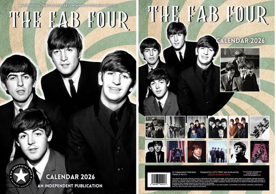 The Beatles 2026 Wall Calendar