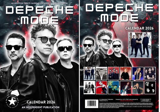 Discover 2026 Depeche Mode Wall Calendar: A3 Size, Professional Images