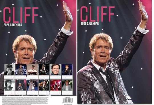Discover Cliff Richard 2026 Wall Calendar: A3 Photography