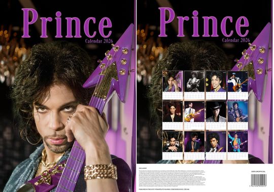 Discover Prince Photography Calendar 2026: A3 Wall Art