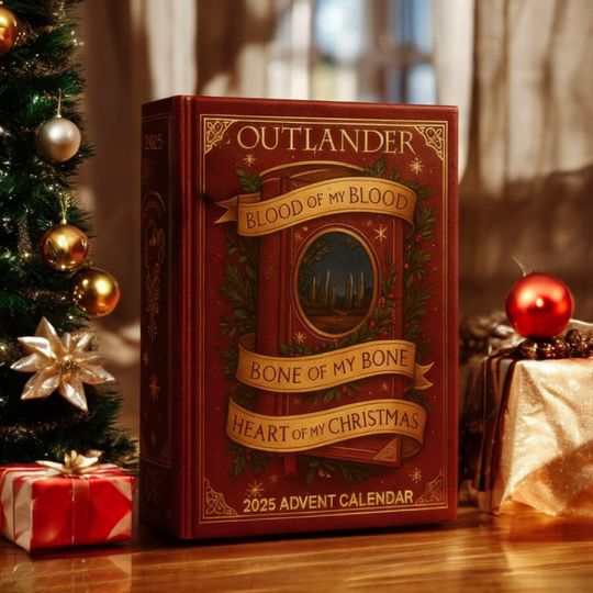 Discover Highland Romance Advent Calendar 2025, Time Travel Countdown Box, Acrylic Mini Figures, Gift for Series Fans