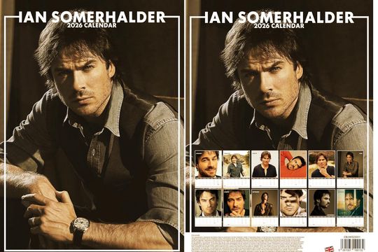 Discover Ian Somerhalder 2026 Wall Calendar: A3 Photography Print