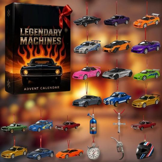 Discover Fast Furious Advent Calendar 2025, Christmas Ornaments Set for Family