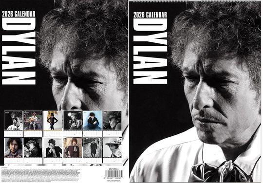 Bob Dylan Photography 2026 Wall Calendar