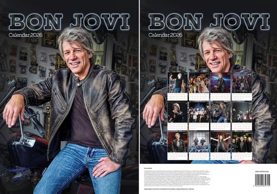Discover Bon Jovi 2026 Wall Calendar: A3 Photography Print