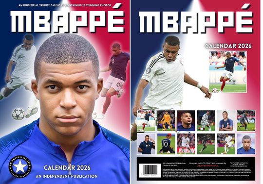 Discover MBAPPE 2026 Wall Calendar: A3 Photography Print