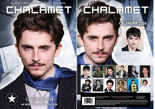 Discover Timothe Chalamet 2026 Wall Calendar: A3 Photography