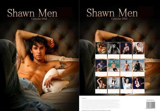 Shawn Mendes 2026 Wall Calendar