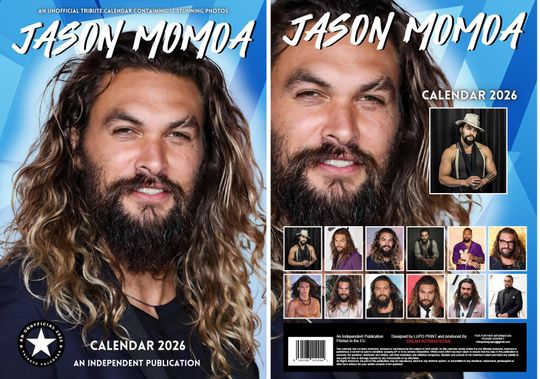 Jason Momoa 2026 Wall Calendar