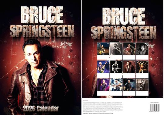 Discover Bruce The Boss 2026 Wall Calendar: Captivating Photography, A3 Size
