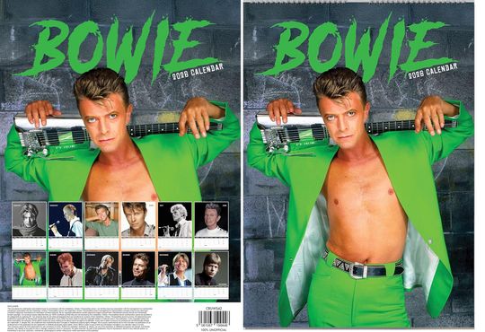 Discover David Bowie 2026 Wall Calendar: A3 Photography Print