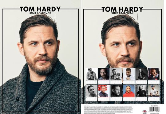 Tom Hardyy 2026 Wall Calendar