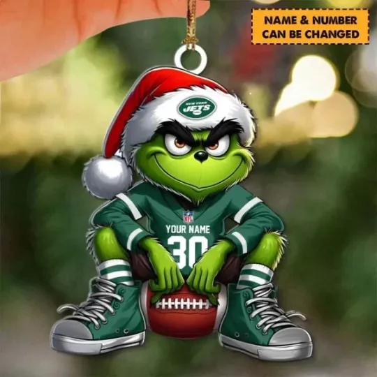 Discover Personalized New York Football Team Jets Sport Ornament, Gifts For Fans
