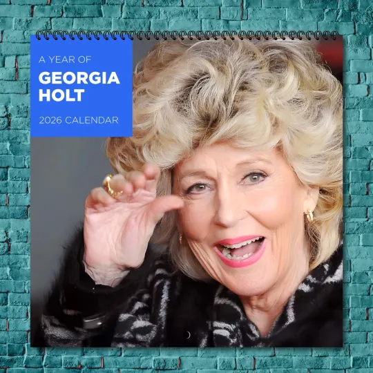 Discover Georgia Holt 2026 Wall Calendar, 12-Month Celebrity Photo Calendar