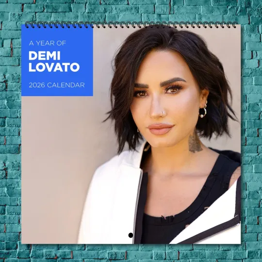 Discover Demi Lovato 2026 Wall Calendar, 12-Month Celebrity Fan Gift