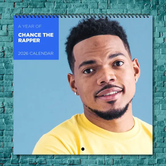 Discover Chance the Rapper 2026 Wall Calendar 12-Month Celebrity Photo Calendar