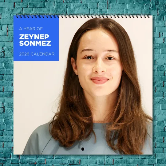 Discover Zeynep Sonmez 2026 Wall Calendar, 12-Month Tennis Star Gift for Fans