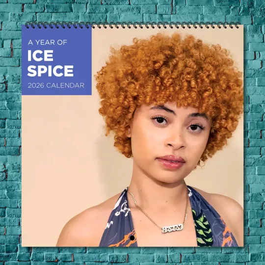 Discover Ice Spice 2026 Wall Calendar, 12-Month Star Wall Calendar
