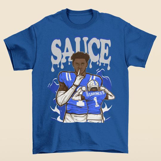 Discover Sauce Gardner Cartoon Style Indianapolis Football T-Shirt