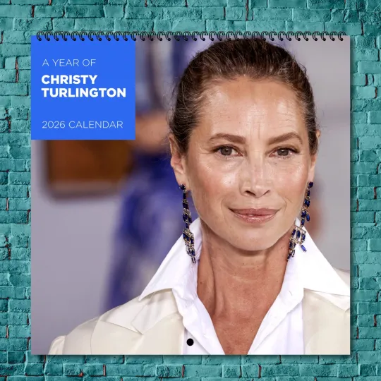 Discover Christy Turlington 2026 Wall Calendar, 12-Month Celebrity Photo Calendar